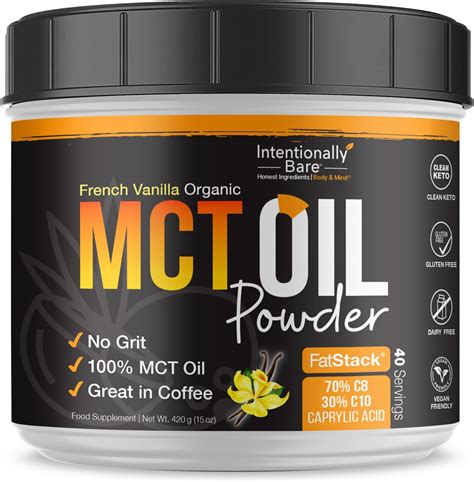 Amazon.com: Espure Organic MCT Powder - USDA Certiifed Organic; with ...