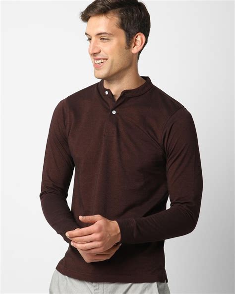 Buy Men's Maroon T-Shirt Online at Bewakoof