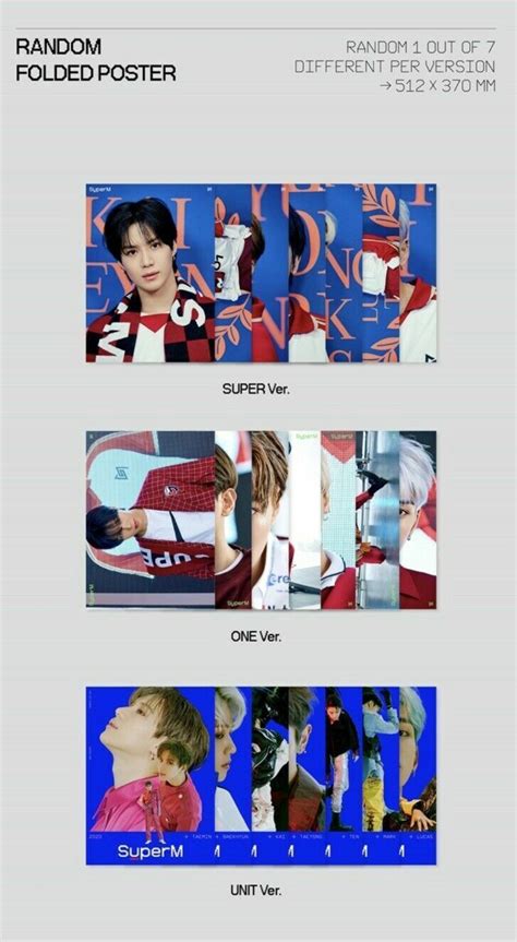 Superm K Pop St Album Super One Unit A Ver Taeyong Taemin