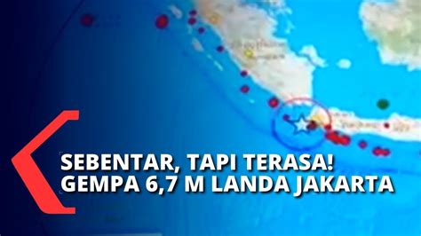 Pusat Gempa Magnitudo Jakarta Dan Sekitarnya Berpusat Di Banten