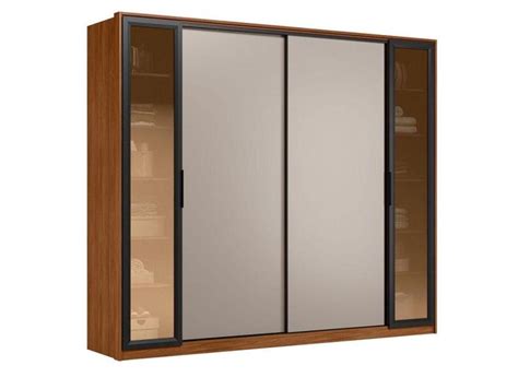 Guarda Roupa Casal Laredo Nogueira Nude Prime Tx Flex Vidro Reflecta Dem Bile Em Promo O