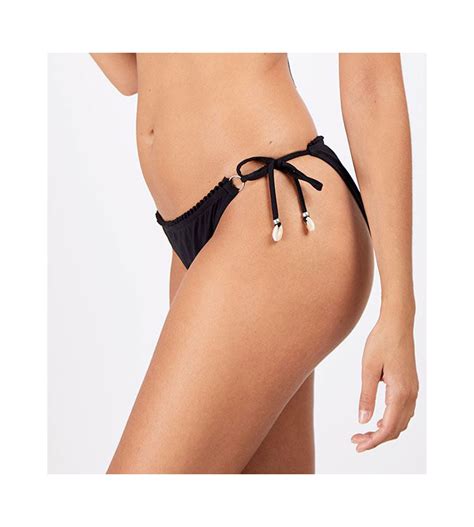 Slip Tanga Nouette Drea Black Noir Banana Moon Lingerie Sipp