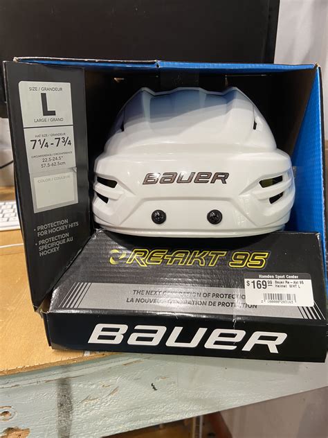 Bauer Re Akt 95 Helmet White Size Large Sidelineswap