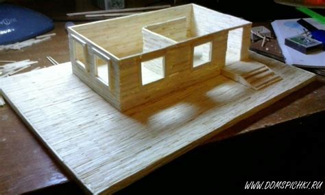 дом из спичек » Дом Спички - поделки из спичек и не только.