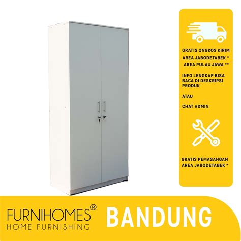 Jual FURNIHOMES BANDUNG LEMARI PAKAIN 2 PINTU NEPTUNE Shopee