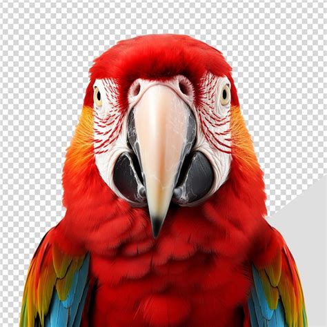 Un Loro Guacamayo Aislado Sobre Un Fondo Transparente Png Archivo PSD