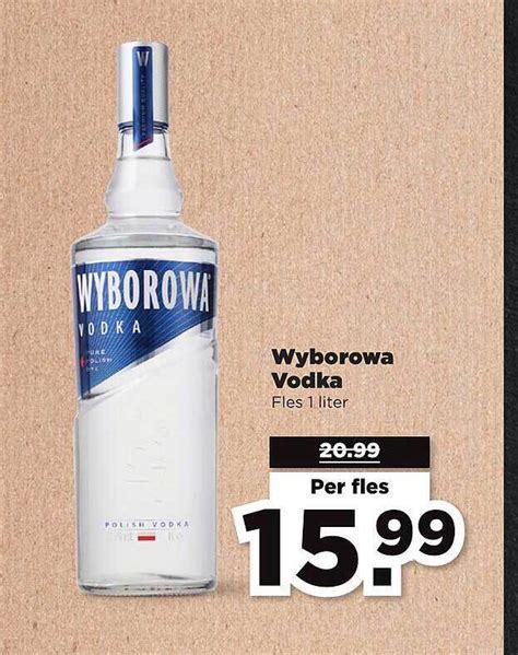 Wyborowa Vodka Aanbieding Bij Plus