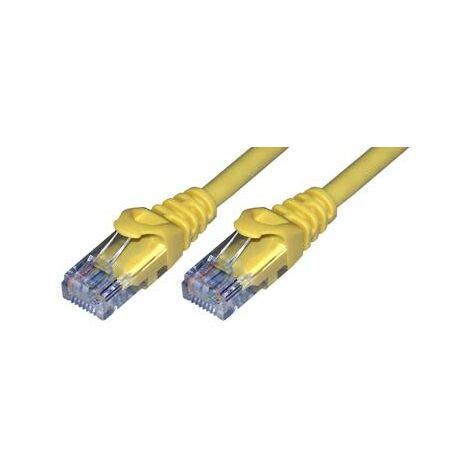 Cordon De Brassage RJ45 CAT 6 U UTP 50cm Jaune