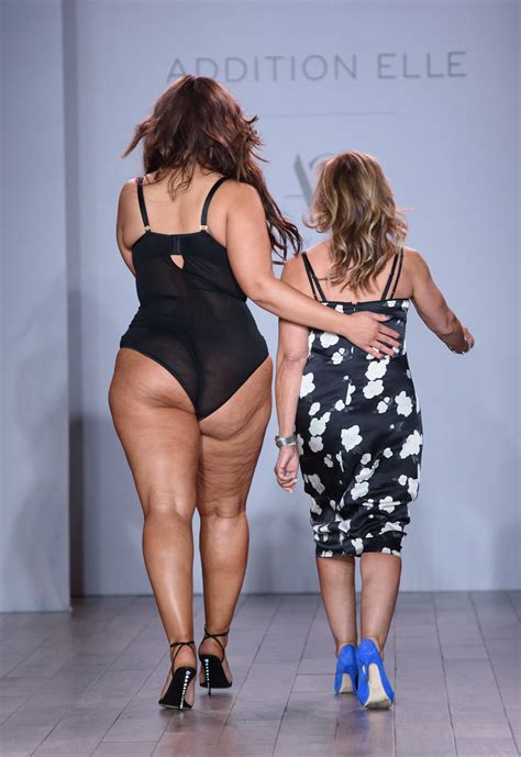 Ashley Graham Looks Stunning In Lingerie At New York Fashion Week