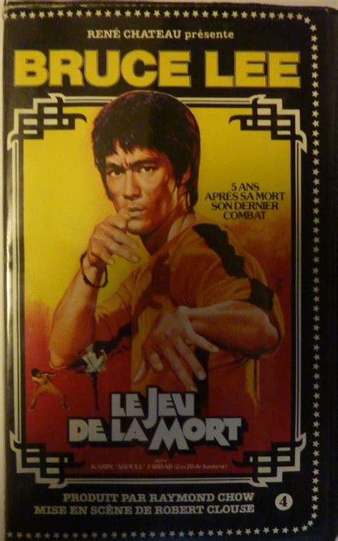 Le jeu de la mort René Chateau VHS Bruce Lee édition 1981 Très RARE