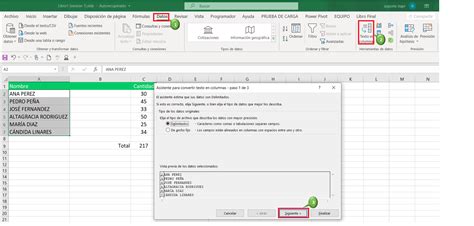 Como Separar Nombres Y Apellidos En Excel Siempre Excel