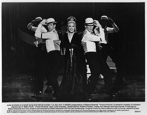 Julie Andrews Performs On Stage In A Scene Of The Mgm Movie Victor