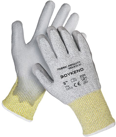 Cut resistant coated gloves FABRIC ANTICUT 5 | Dykeno.com