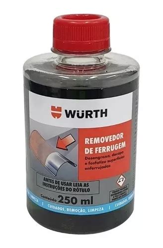 Removedor De Ferrugem Wurth 250ml MercadoLivre