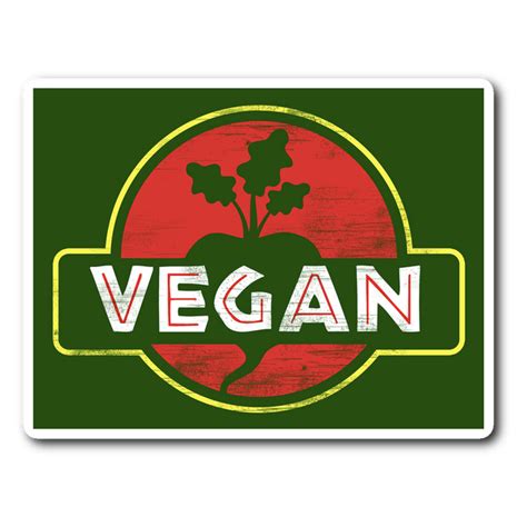 Stickers Go Vegan Revolution