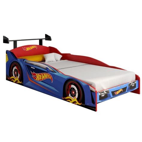 cama infantil pura magia hot wheels plus azul vermelho Tudo em Móveis