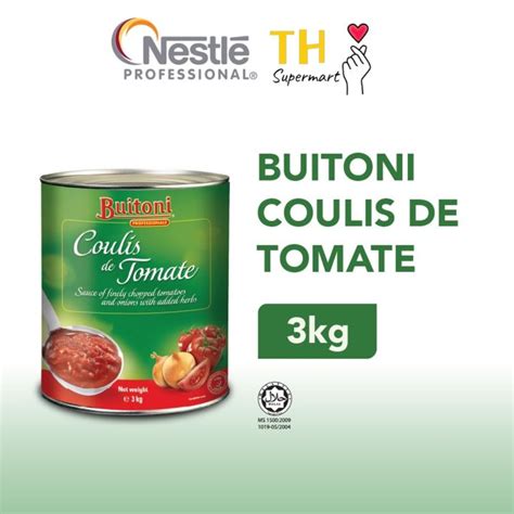 Nestle Buitoni Coulis Tomato Base 3kg Lazada