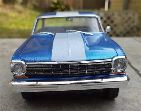 1964 Chevy II Nova Resto Mod Plastic Model Car 1 25 Scale