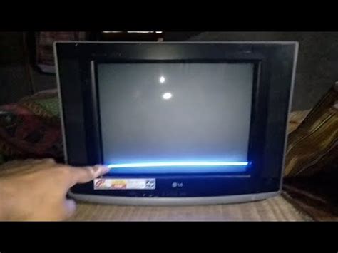 Ultraslim Lg Crt Tv Lower Site Horizontal Line Vertical Section Problem