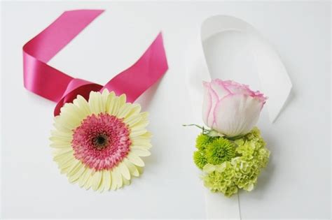 Wrist Corsages Are Easy To Do And Can Show The Original Bride In You