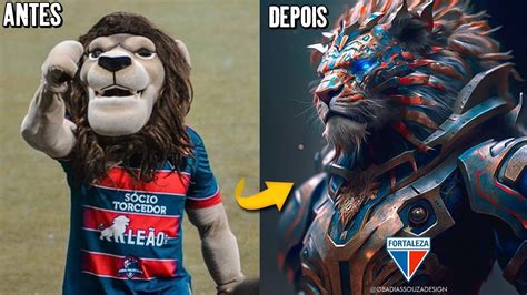 Mascotes dos 20 Clubes do Brasileirão refeitos inteligencia