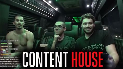 Fousey Starting Content House With Sneako Adin Ross And N3on Youtube