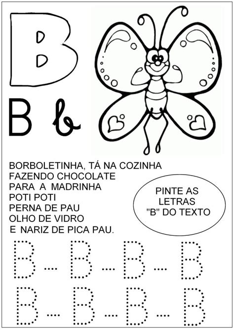 Borboletinha Ta Cozinha Matematica E Letras B Abc Minnie Word