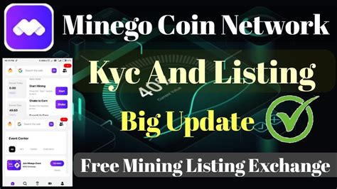 MineGo Coin New Update Minego Airdrop 100 Coin Claim Kyc And