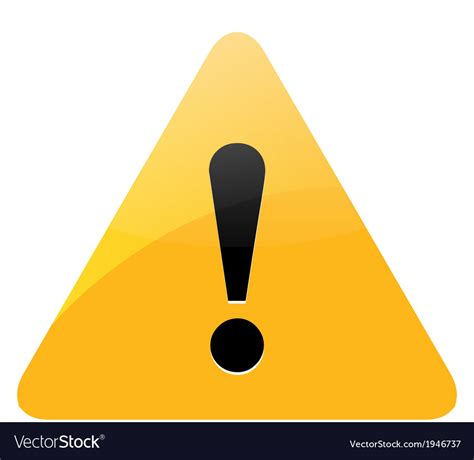 Danger Warning Sign Royalty Free Vector Image Vectorstock