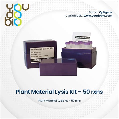 Plant Material Lysis KIt 50 Rxns You Do Bio