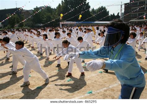 Korean School Children Directed By Their Stock Photo 865295 | Shutterstock