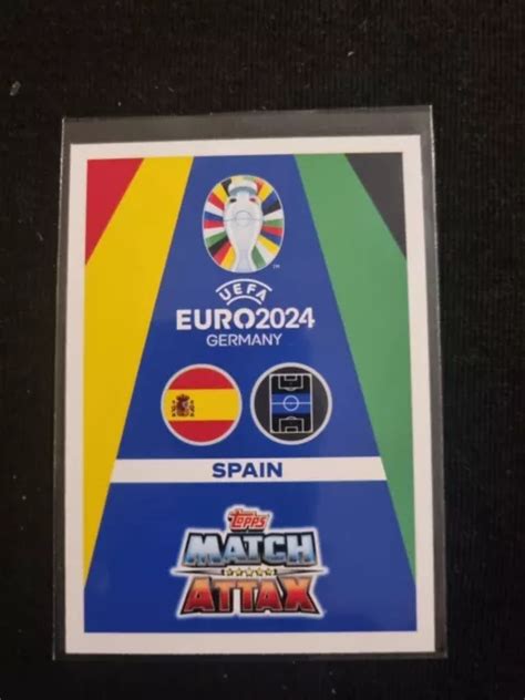 CARTE TOPPS MATCH Attax Uefa Euro 2024 Germany Iniesta Uxi5 Ultimate