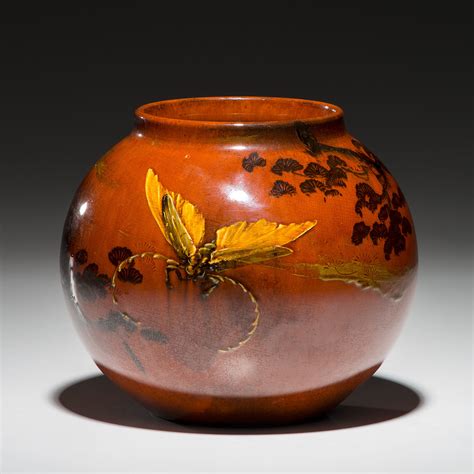 Rookwood Pottery Red Clay Vase Matthew Daly Cowans Auction House