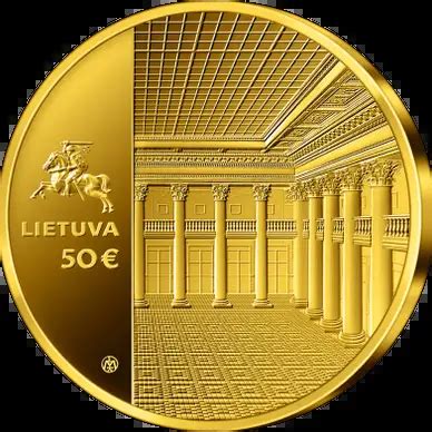 Litauen Euro Goldm Nze Jahrestag Der Bank Von Litauen