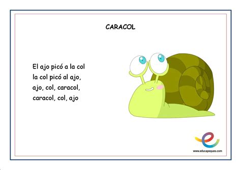 Palavras Que Rimam Com Caracol - Palabras Que Rimen Con Caracol - biloma