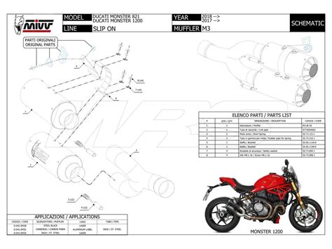 D 042 SM3X COPPIA TERMINALI MIVV MK3 ACCIAIO INOX DUCATI MONSTER 821