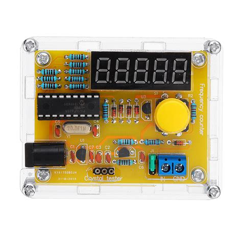 1Hz 50MHz Crystal Oscillator Frequency Tester Counter Meter Unassembled