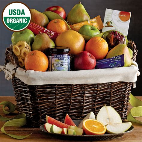 Deluxe Organic Fruit T Basket Fruit Ts Fruit Basket T