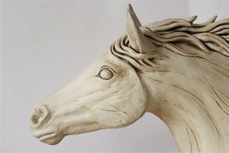 White Horse Head - Pippa Hill Animal Sculpture