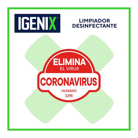 Limpiador Desinfectante Igenix Manzana Verde Con Amonio Cuaternario Ml