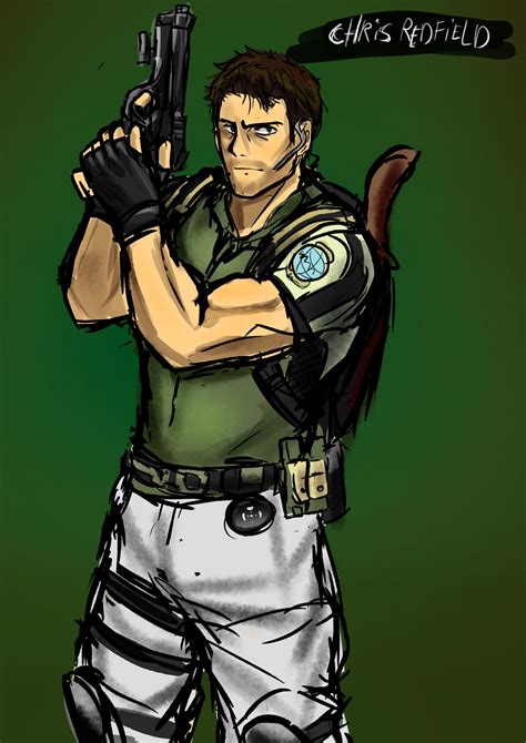 Chris redfield by TealSquid55 on DeviantArt