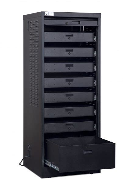 Single-Wide Laptop Cabinet - Secure Western Storage