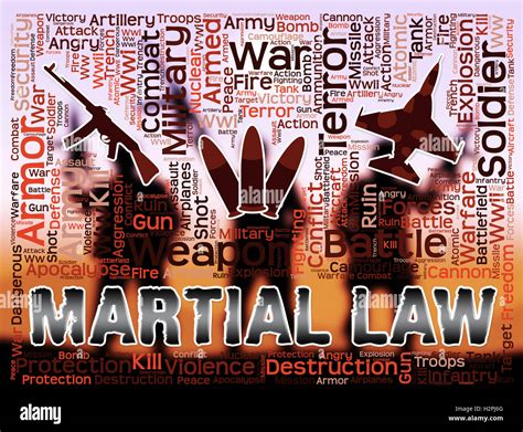 Martial Law Meaning Civil Rights Stopped And Coups Stock Photo Alamy