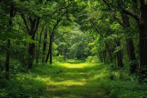 Lush green forest nature vegetation | Premium Photo - rawpixel