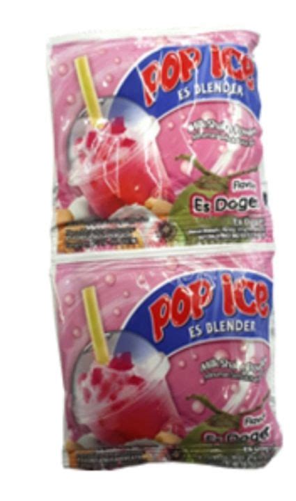 Pop Ice Es Doger Sachet 25gr Isi 10pcs Lazada Indonesia