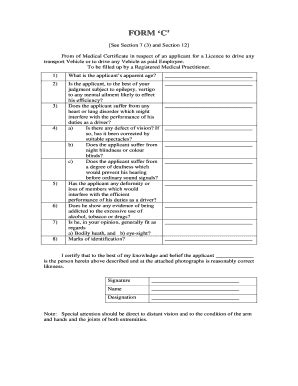 Medical Certificate For Driving Licence Complete With Ease AirSlate