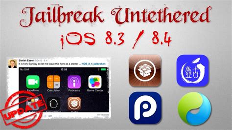 UPDATE Jailbreak Untethered For IOS 8 3 8 4 Pangu TaiG PPJK