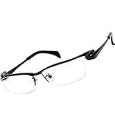 Agstum Pure Titanium Rimless Flexible Frame Optical Hingeless