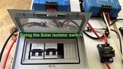 Solar Panel Isolator Switch Oversizing So It Works As A Manual