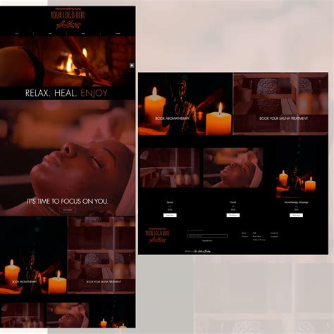 Spa Website Design on Behance